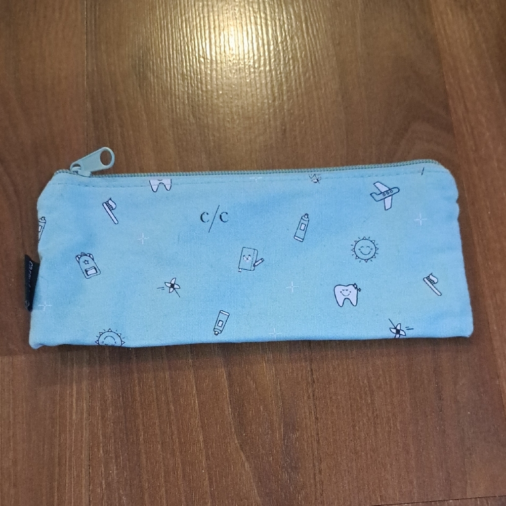 Sky Blue Kids Tooth Brush Pouch